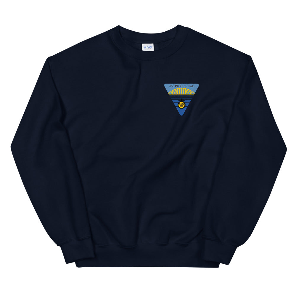 USS Pittsburgh (SSN-720) Ship's Crest Sweatshirt
