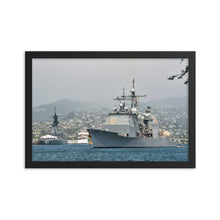 Load image into Gallery viewer, USS Port Royal (CG-73) Framed Ship Photo - Pearl Harbor