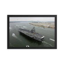 Load image into Gallery viewer, USS Ronald Reagan (CVN-76) Framed Ship Photo - San Diego