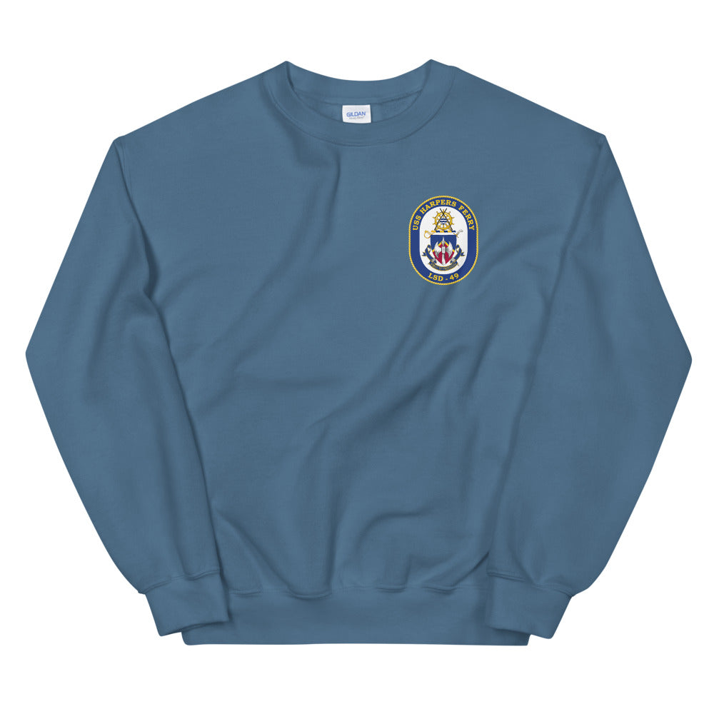 USS Harpers Ferry (LSD-49) Ship's Crest Sweatshirt