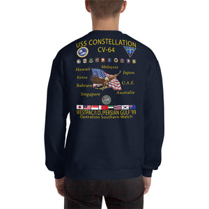 USS Constellation (CV-64) 1999 Cruise Sweatshirt