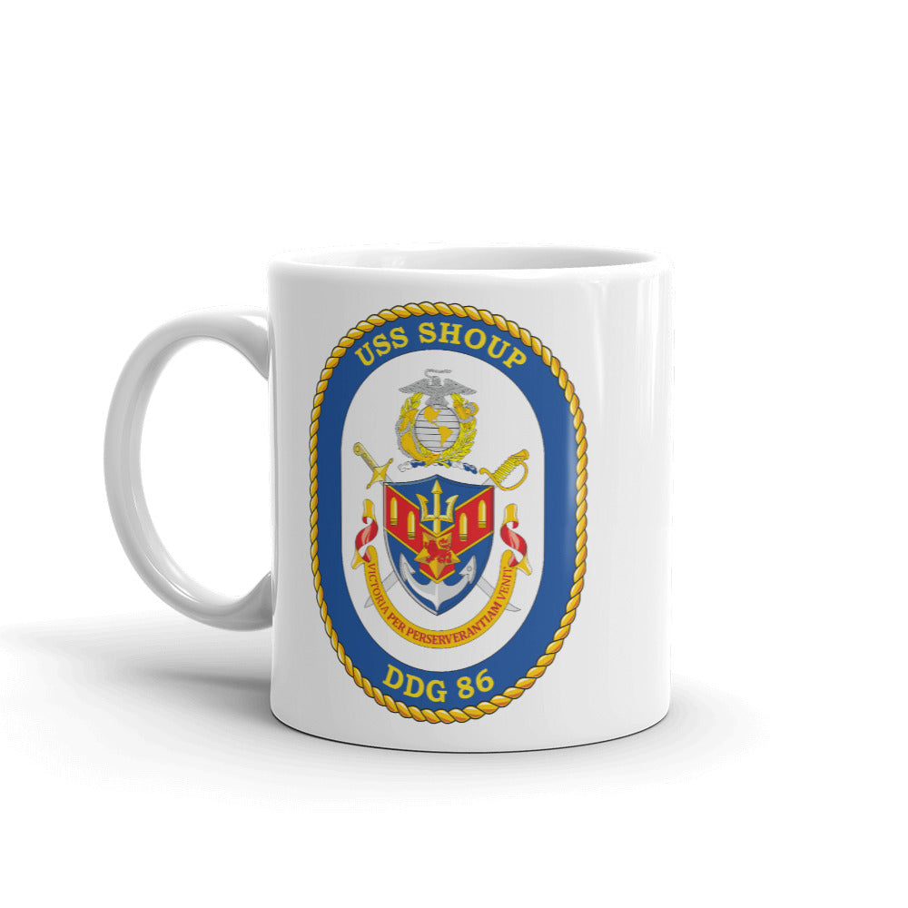 USS Shoup (DDG-86) Ship's Crest Mug