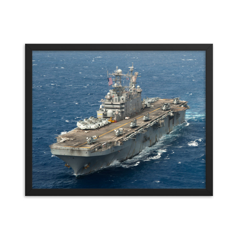 USS Peleliu (LHA-5) Framed Ship Photo