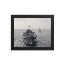 Load image into Gallery viewer, USS Blue Ridge (LCC-19) Framed Ship Photo