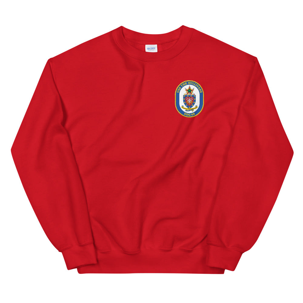 USS The Sullivans (DDG-68) Ship's Crest Sweatshirt