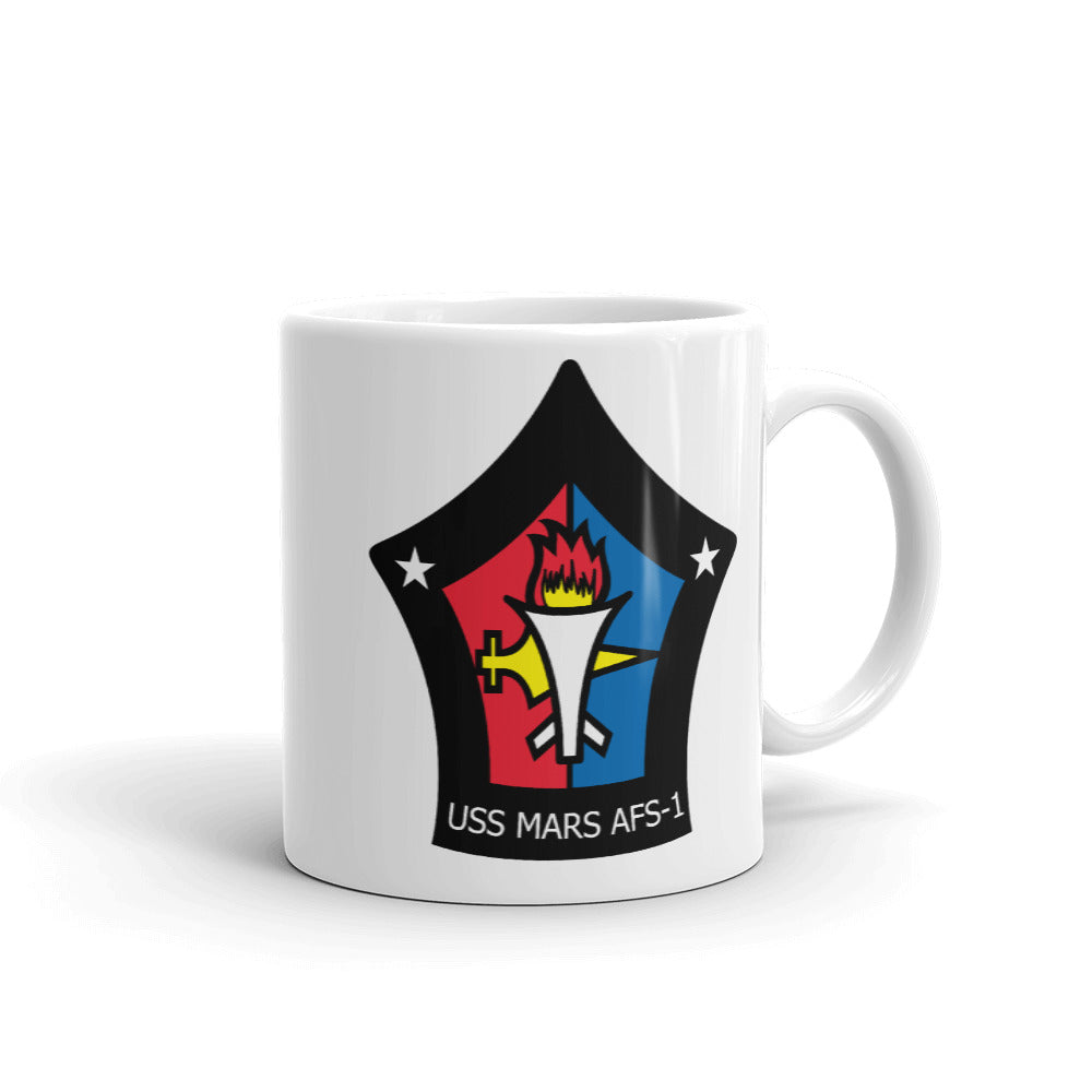 USS Mars (AFS-1) Ship's Crest Mug