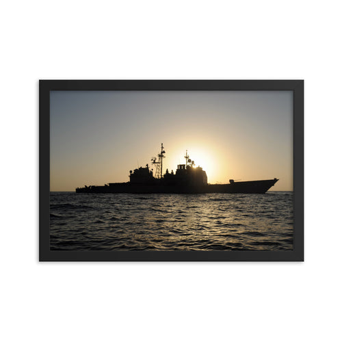 USS Anzio (CG-68) Framed Ship Photo