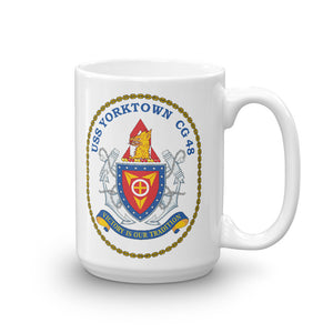 USS Yorktown (CG-48) Ship's Crest Mug