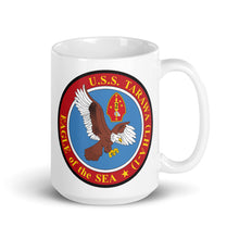 Load image into Gallery viewer, USS Tarawa (LHA-1) Circle Ship&#39;s Crest Mug