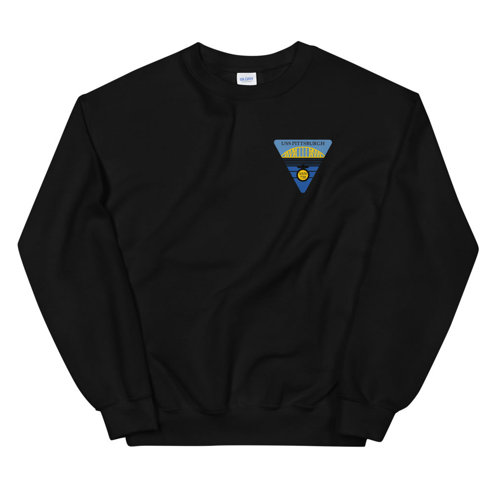 USS Pittsburgh (SSN-720) Ship's Crest Sweatshirt