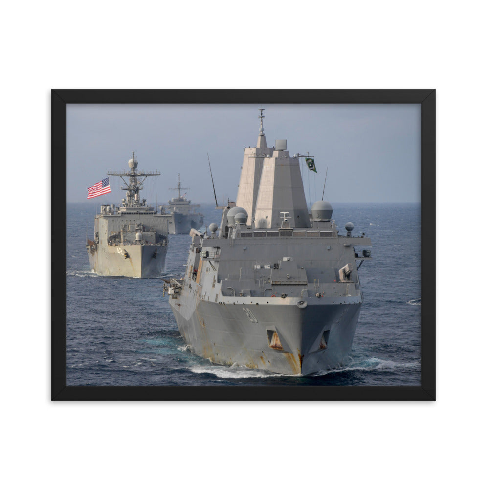 USS Green Bay (LPD-20) Framed Ship Photo