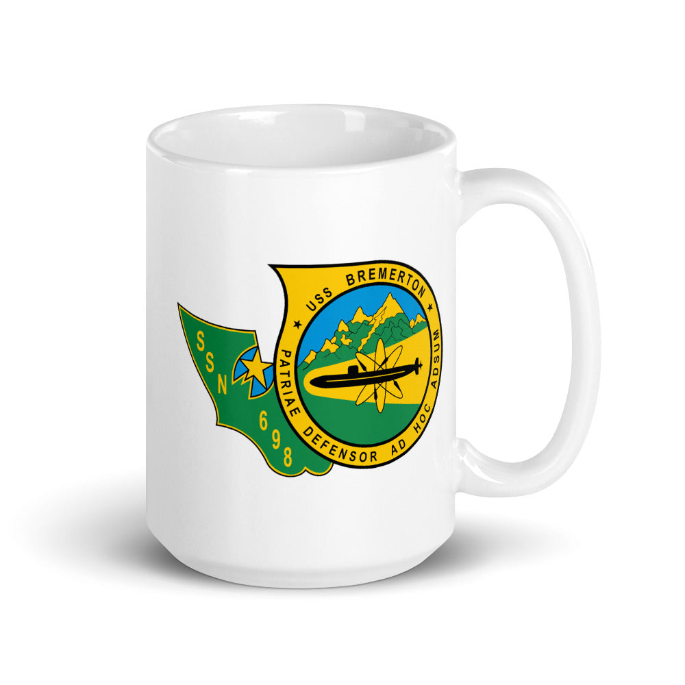 USS Bremerton (SSN-698) Ship's Crest Mug