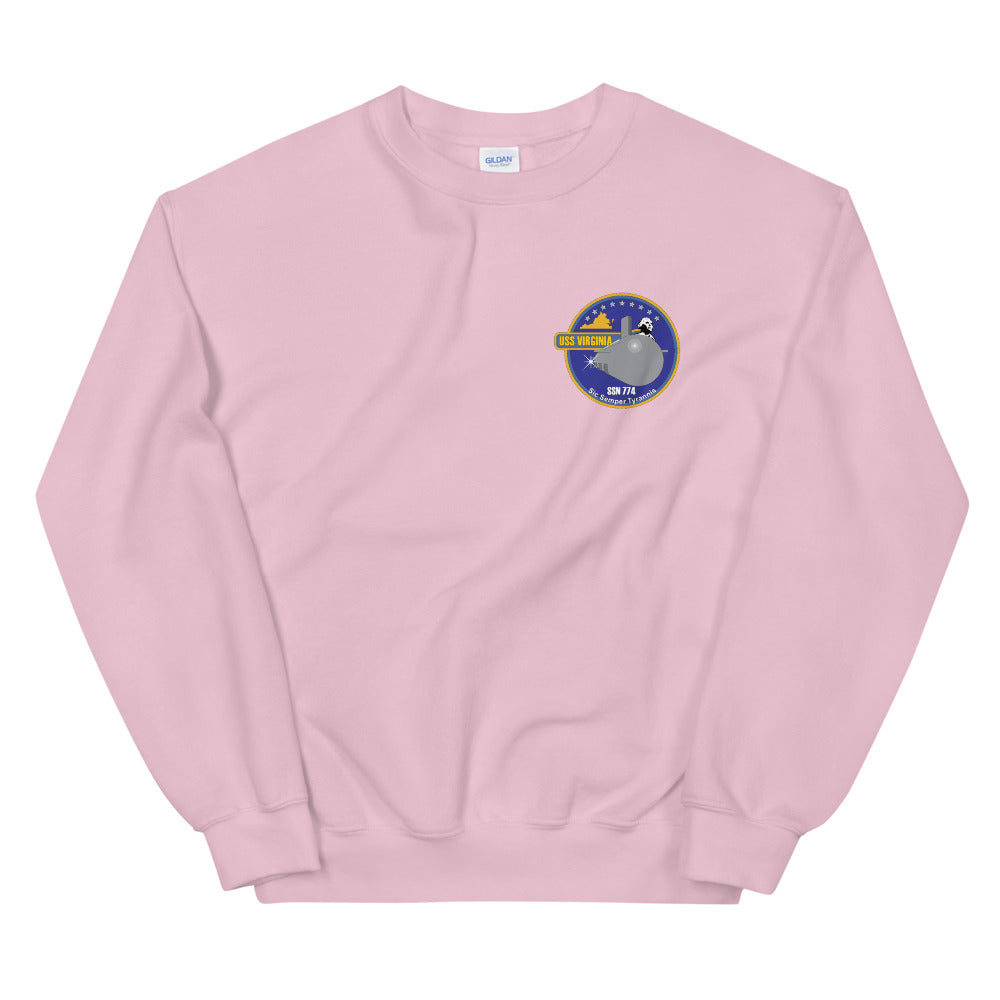 USS Virginia (SSN-774) Ship's Crest Sweatshirt