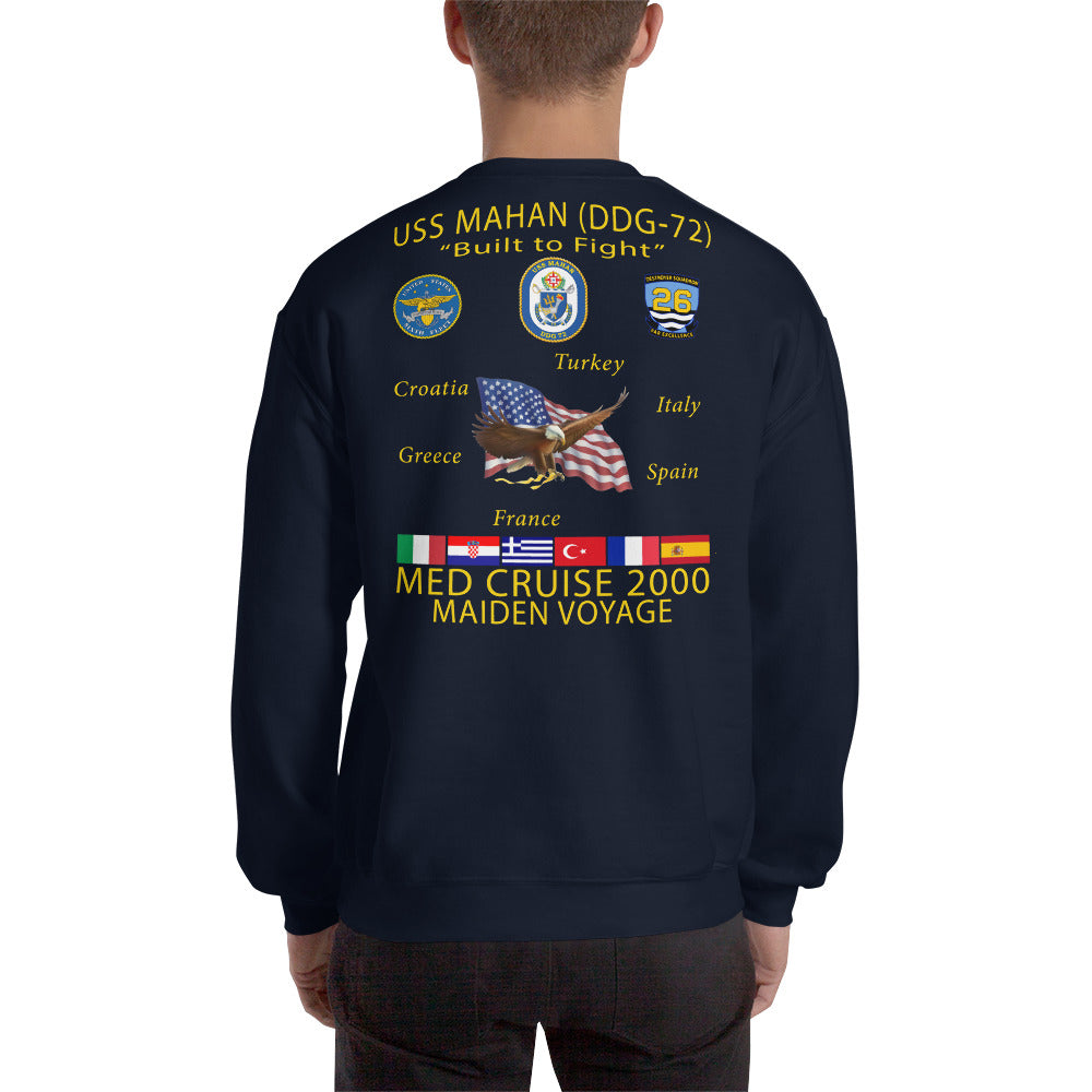 USS Mahan (DDG-72) 2000 Cruise Sweatshirt