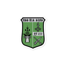 Load image into Gallery viewer, USS Simms (FF-1059) Ship&#39;s Crest Vinyl Sticker