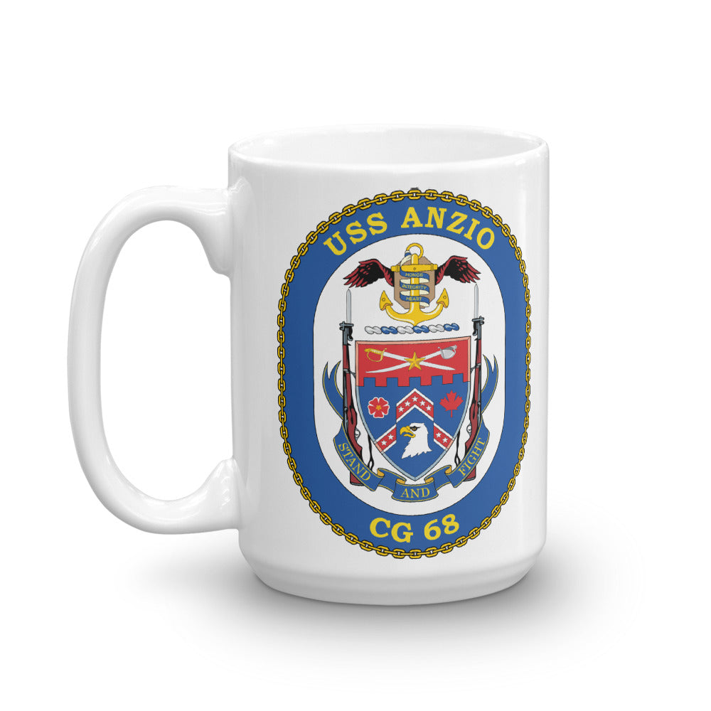 USS Anzio (CG-68) Ship's Crest Mug