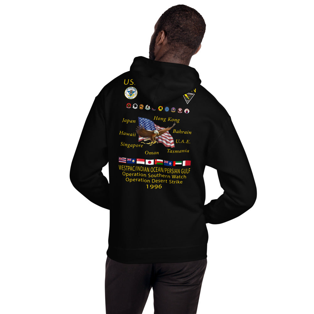 USS Carl Vinson (CVN-70) 1996 Cruise Hoodie