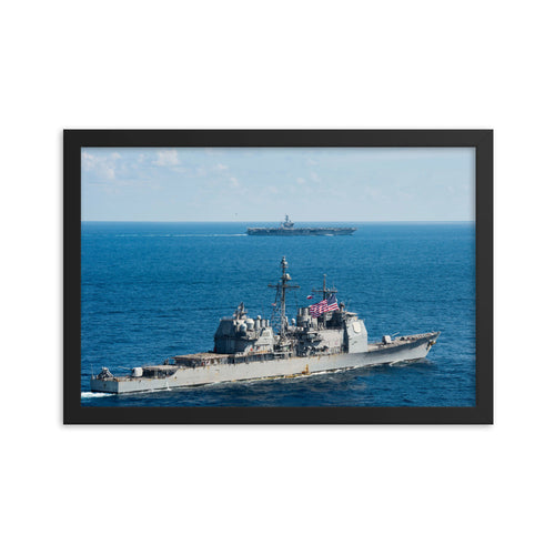 USS San Jacinto (CG-56) Framed Ship Photo