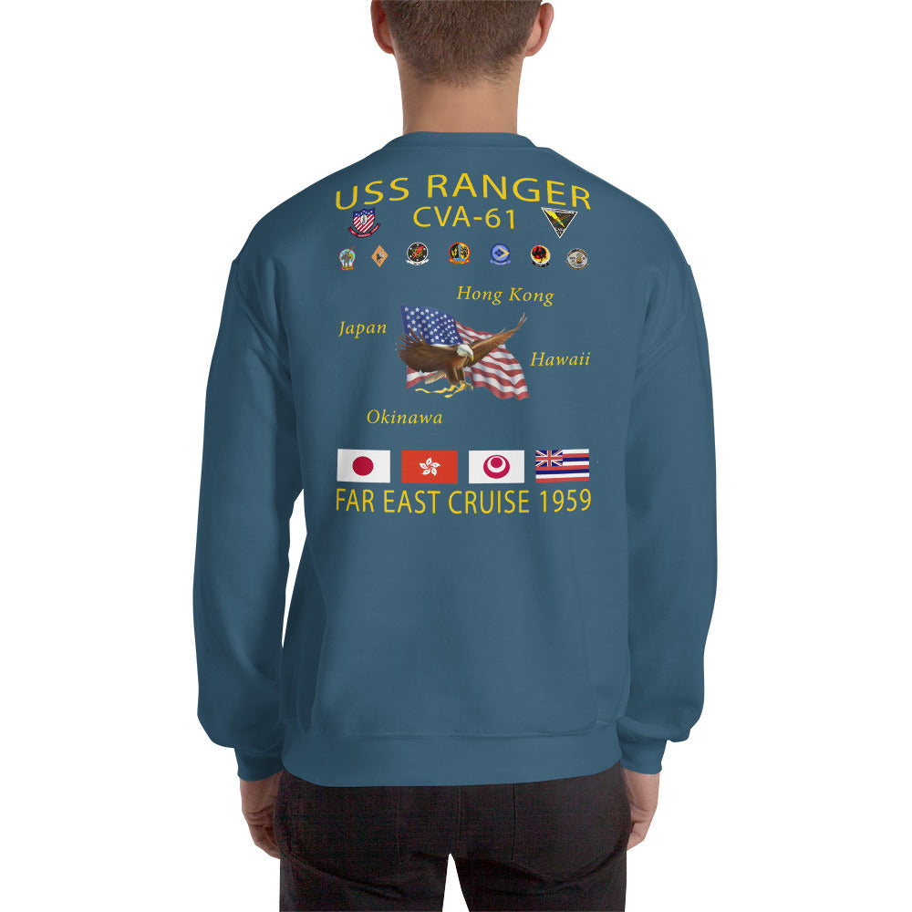 USS Ranger (CVA-61) 1959 Cruise Sweatshirt