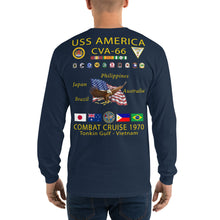 Load image into Gallery viewer, USS America (CVA-66) 1970 Long Sleeve Cruise Shirt