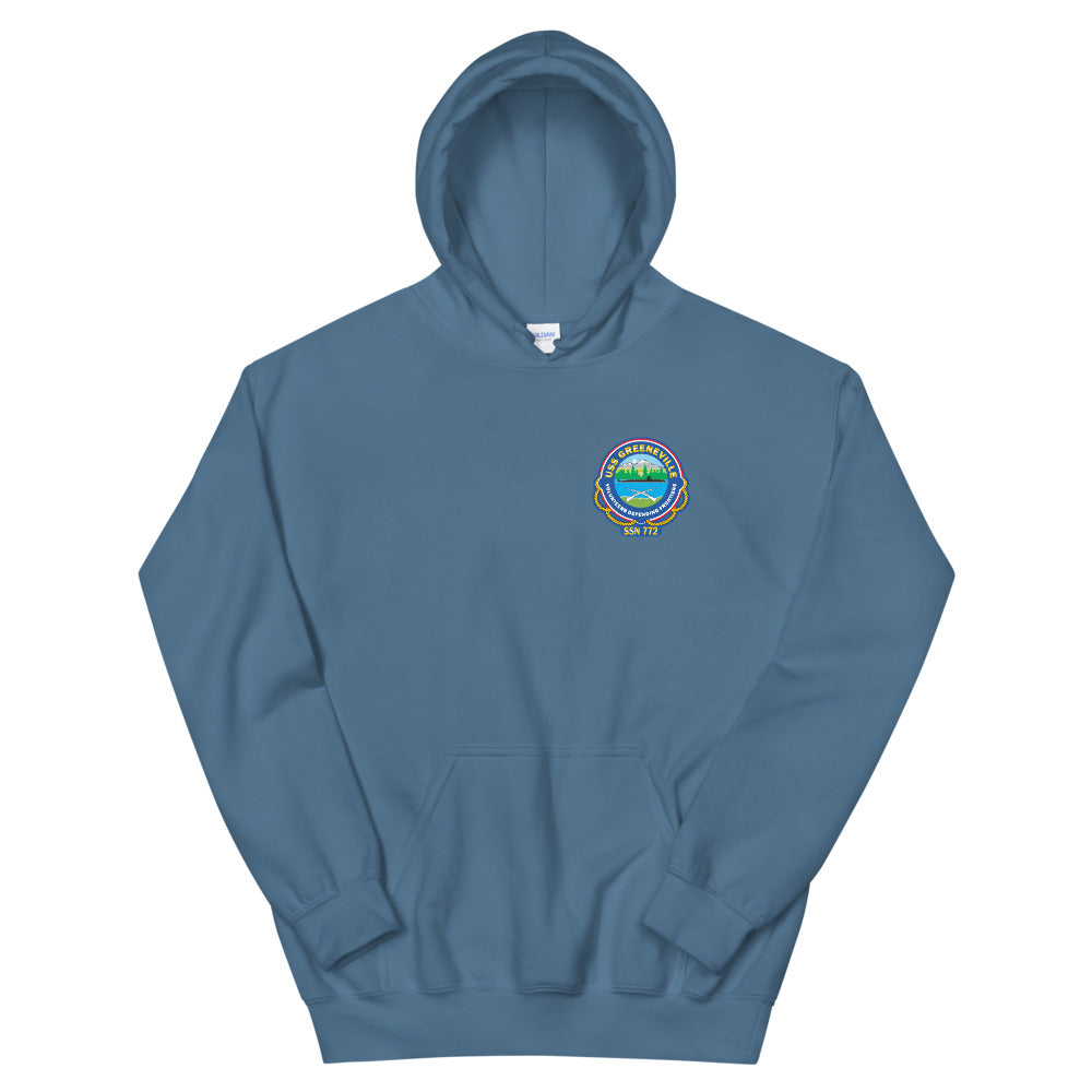 USS Greeneville (SSN-772) Ship's Crest Hoodie
