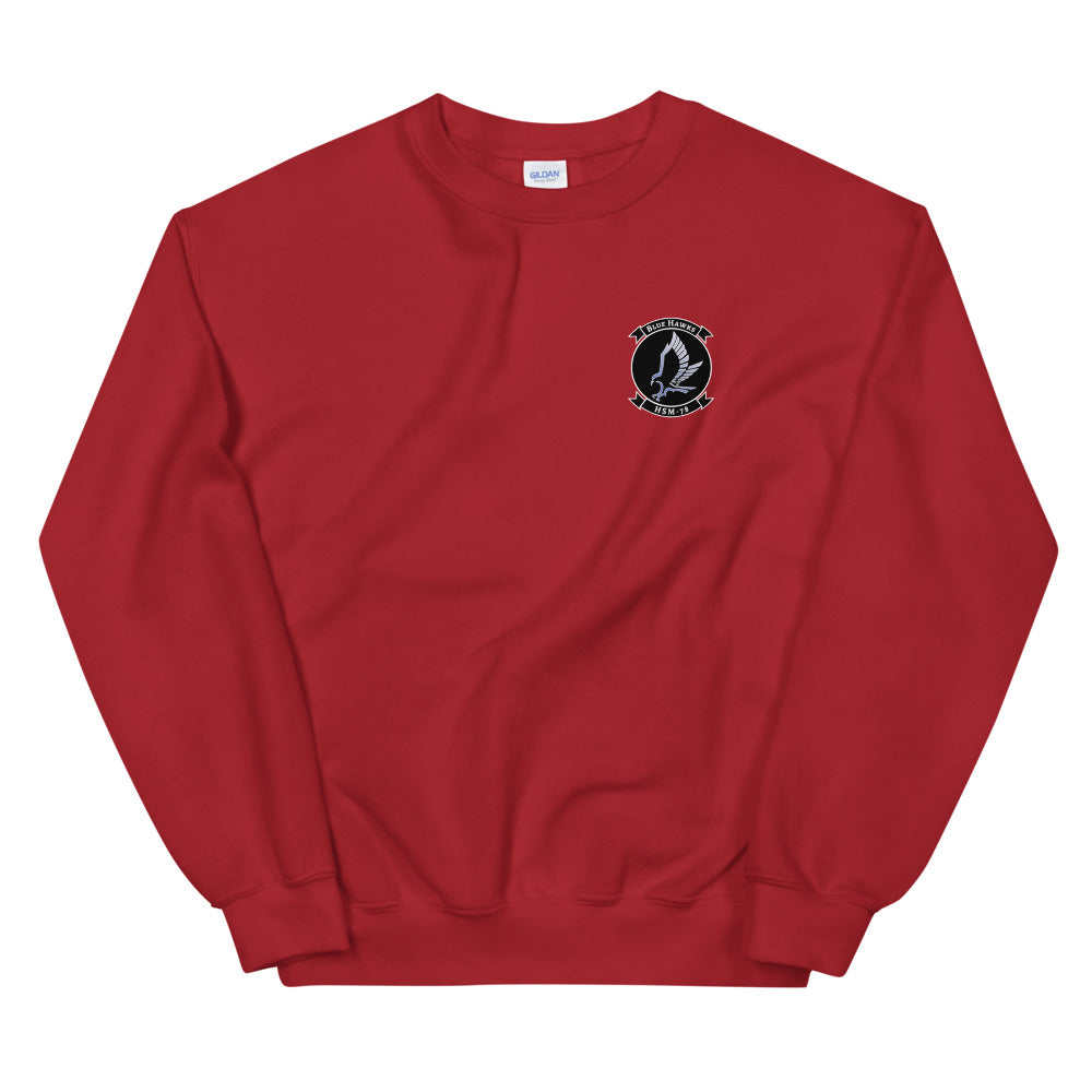 HSM-78 Blue Hawks Squadron Crest Sweatshirt