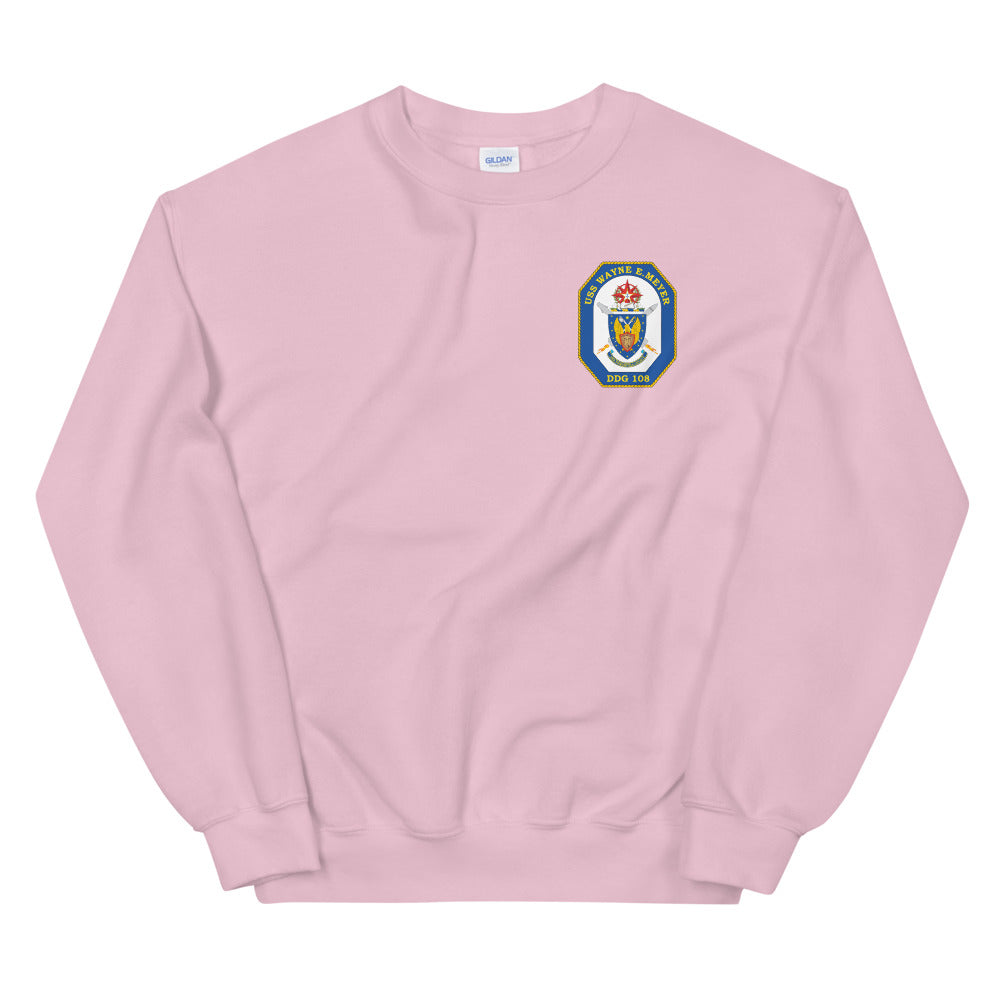 USS Wayne E. Meyer (DDG-108) Ship's Crest Sweatshirt