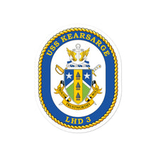 Load image into Gallery viewer, USS Kearsarge (LHD-3) Ship&#39;s Crest Vinyl Sticker