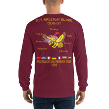 Load image into Gallery viewer, USS Arleigh Burke (DDG-51) 1998 Long Sleeve Cruise Shirt