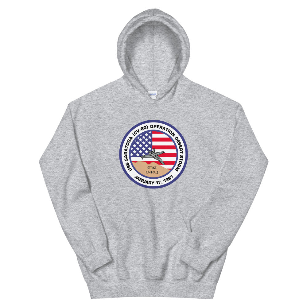 USS Saratoga (CV-60) Operation Desert Storm Hoodie