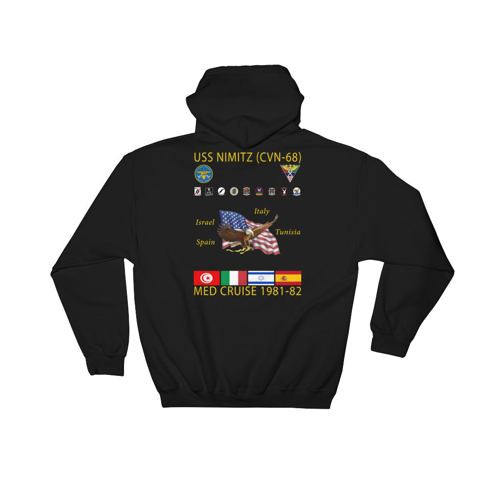 USS Nimitz (CVN-68) 1981-82 Cruise Hoodie