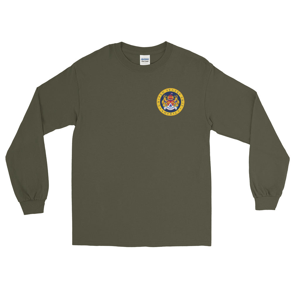 USS America (CV-66) 1986 Long Sleeve Cruise Shirt