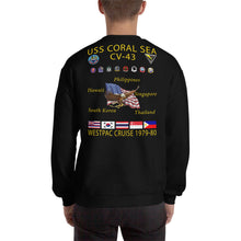 Load image into Gallery viewer, USS Coral Sea (CV-43) 1979-80 Cruise Sweatshirt