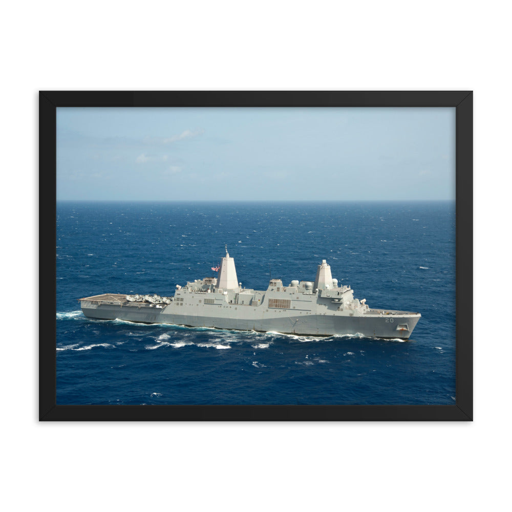 USS Green Bay (LPD-20) Framed Ship Photo