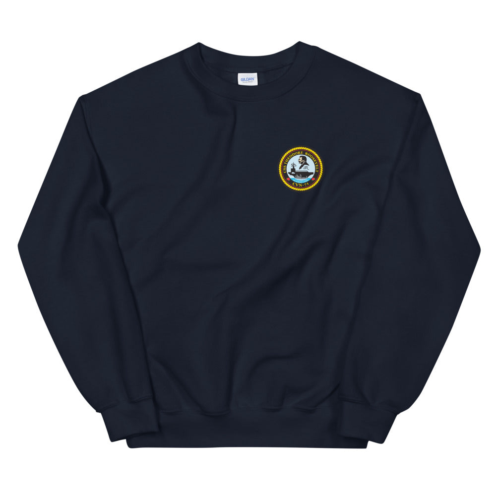 USS Theodore Roosevelt (CVN-71) Ship's Crest Sweatshirt