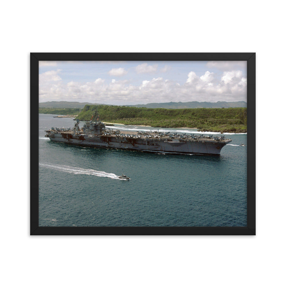 USS Kitty Hawk (CV-63) Framed Ship Photo