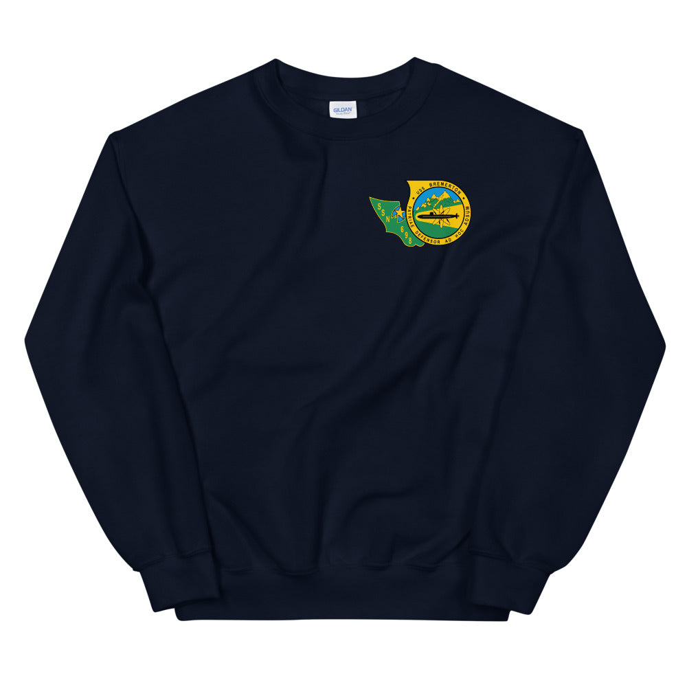 USS Bremerton (SSN-698) Ship's Crest Sweatshirt