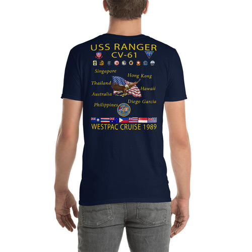 USS Ranger (CV-61) 1989 Cruise Shirt