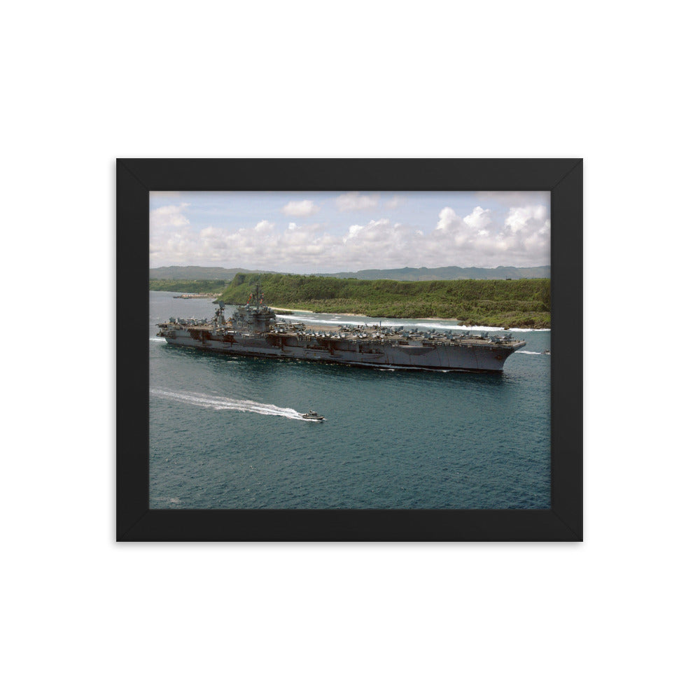 USS Kitty Hawk (CV-63) Framed Ship Photo