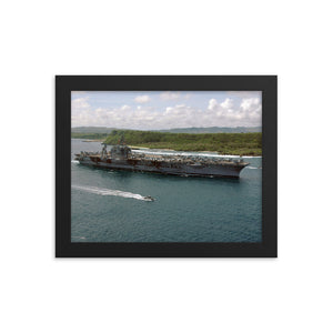USS Kitty Hawk (CV-63) Framed Ship Photo