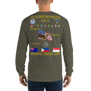 USS George Washington (CVN-73) 2009 Long Sleeve Cruise Shirt