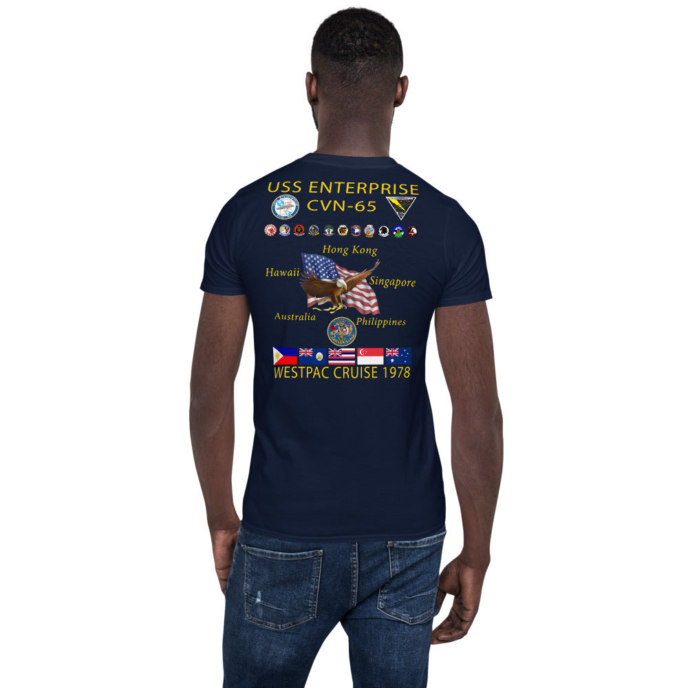 USS Enterprise (CVN-65) 1978 Cruise Shirt