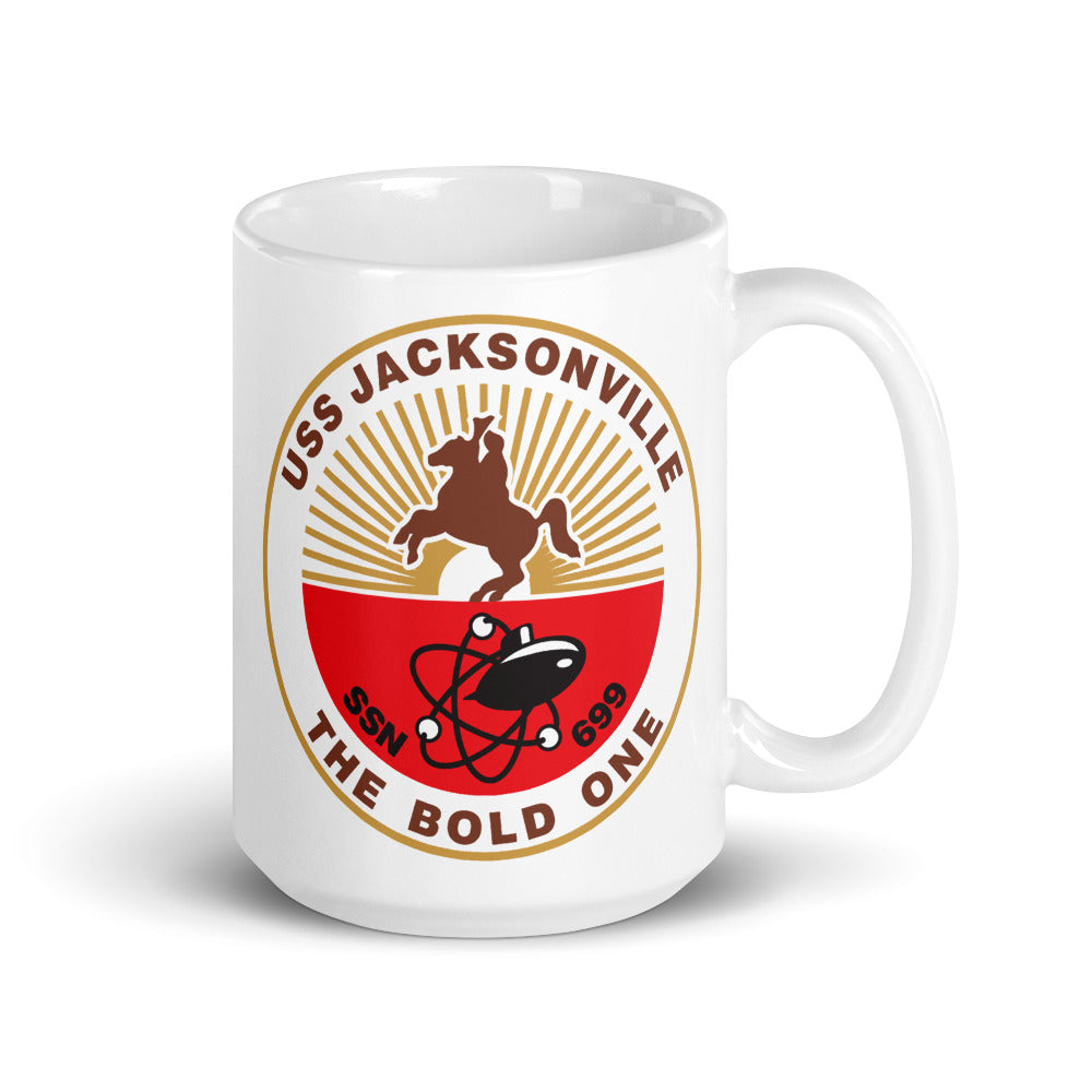USS Jacksonville (SSN-699) Ship's Crest Mug