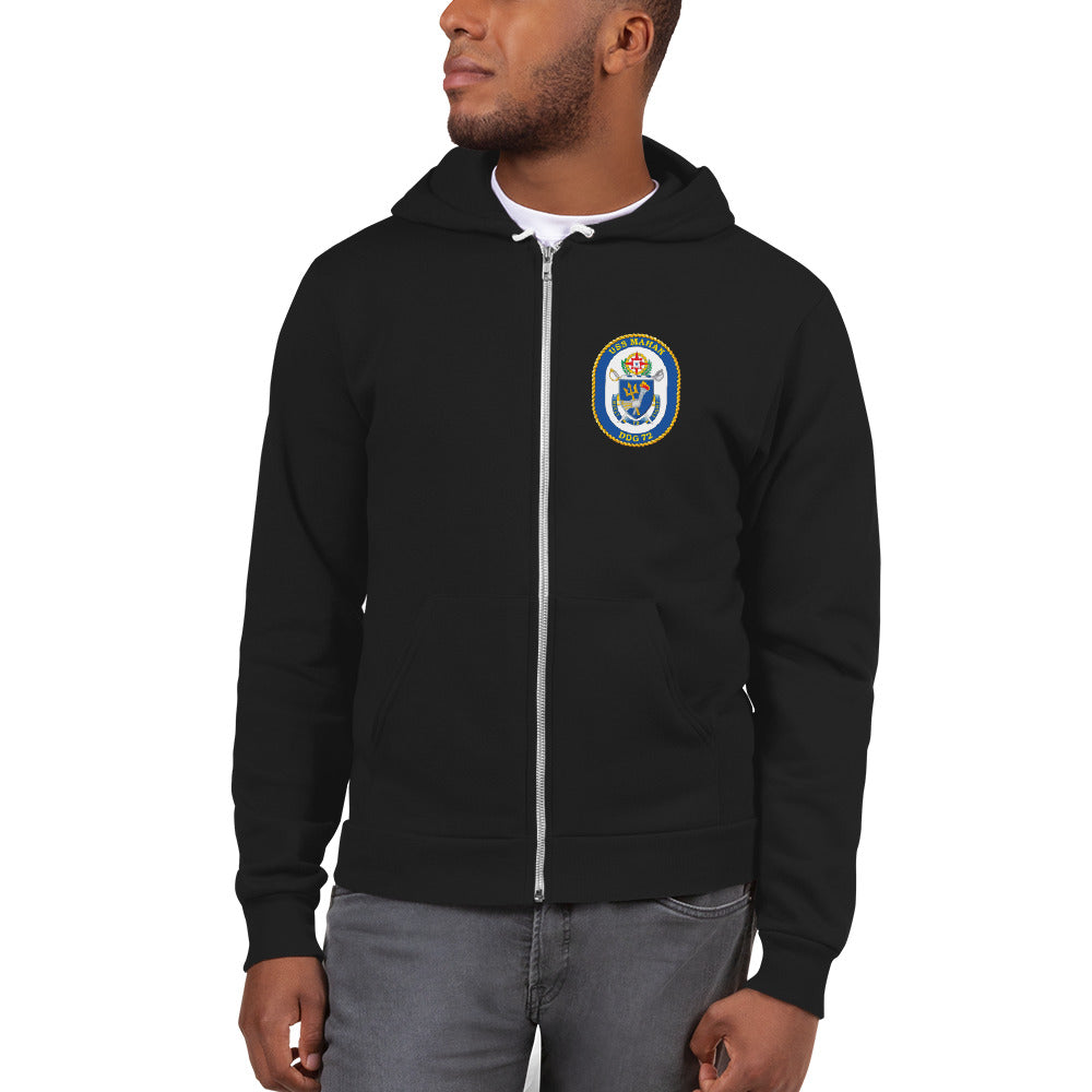 USS Mahan (DDG-72) 2000 Cruise Zip Hoodie