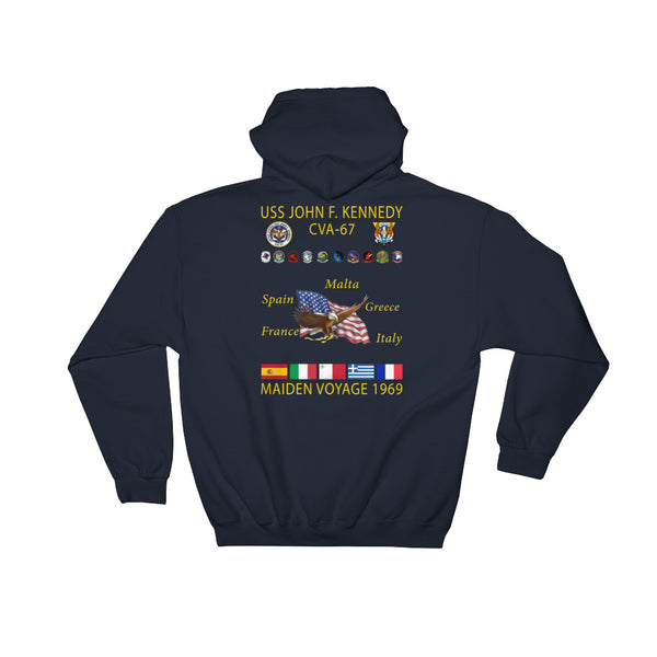 USS John F. Kennedy (CVA-67) 1969 Cruise Hoodie