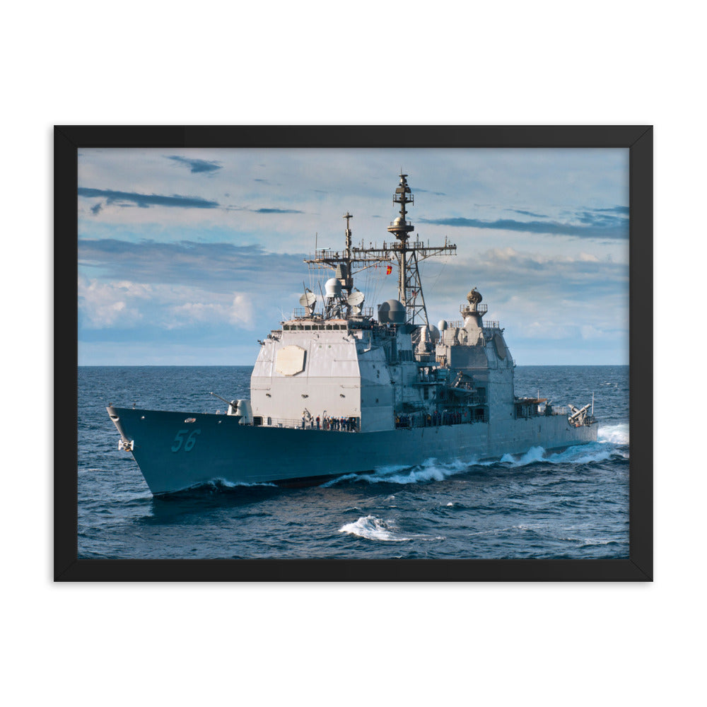 USS San Jacinto (CG-56) Framed Ship Photo
