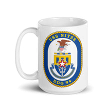 Load image into Gallery viewer, USS Nitze (DDG-94) Ship&#39;s Crest Mug