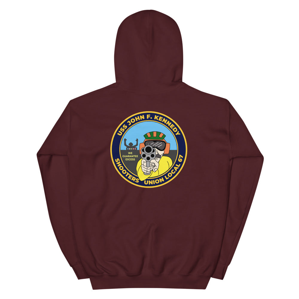 USS John F. Kennedy (CV-67) Shooters Union Local 67 Hoodie