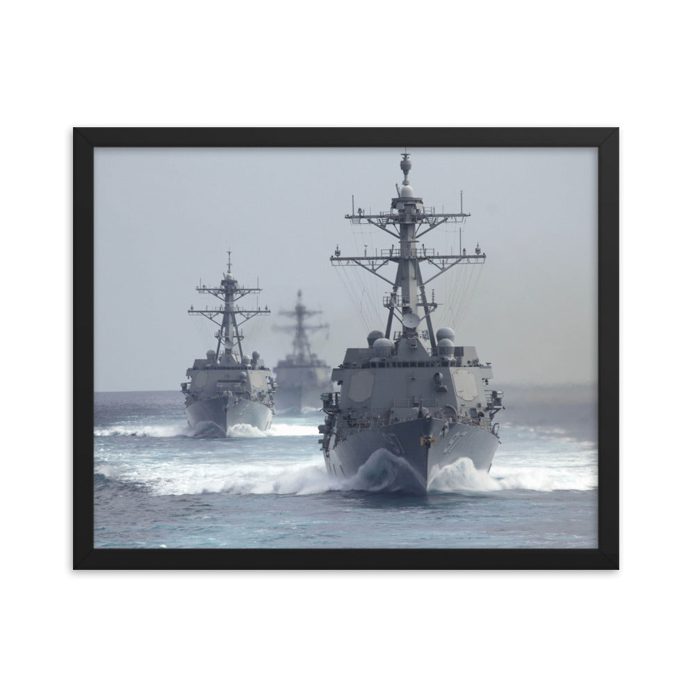 USS Halsey (DDG-97) Framed Ship Photo