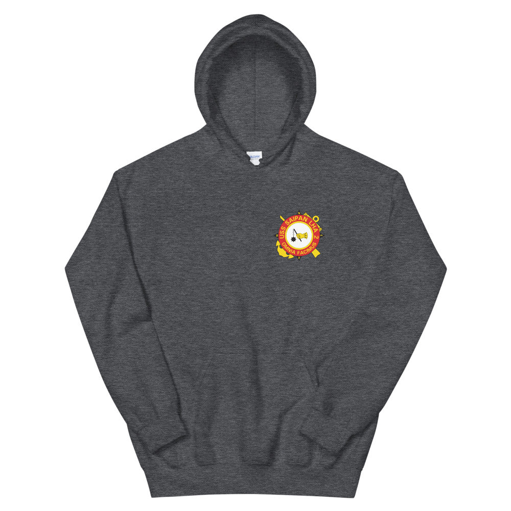 USS Saipan (LHA-2) Ship's Crest Hoodie